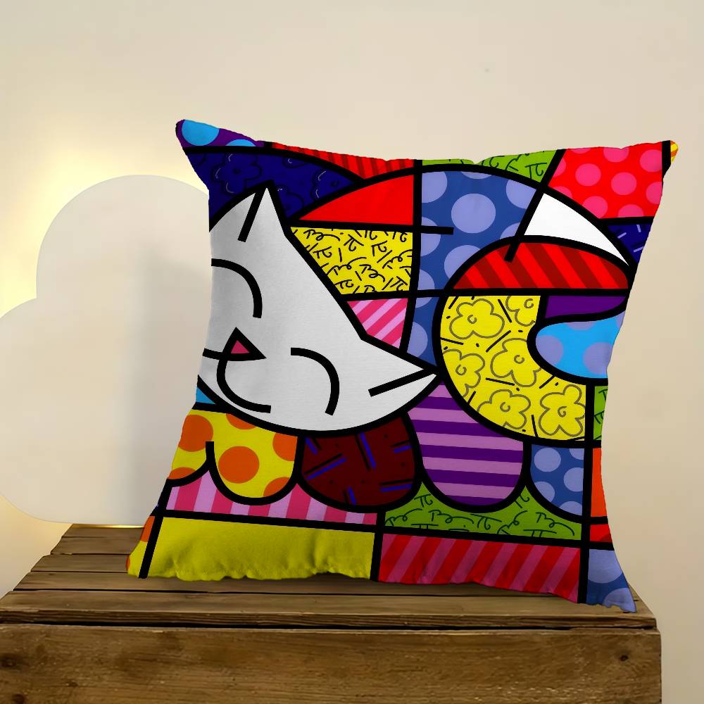 Pillow Cover Sofa Cushion Cover Home Room Decoration Children Gift Brand B-Brittos Abstract
