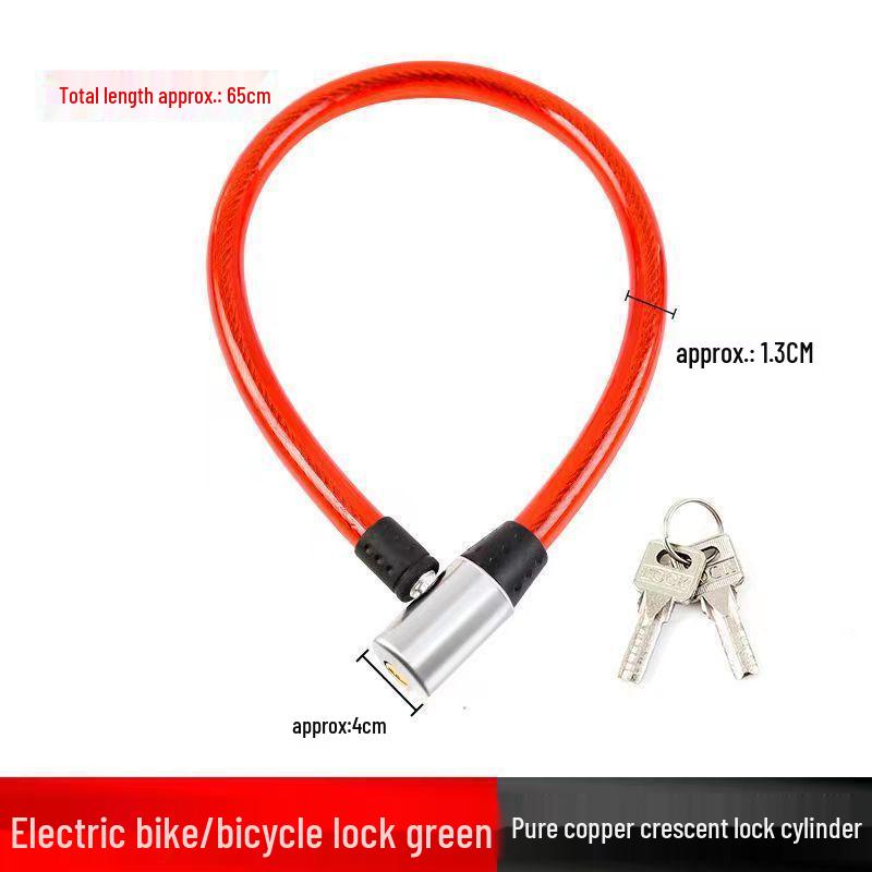 Portable Anti-theft Chain Lock for Bikes & E-vehicles