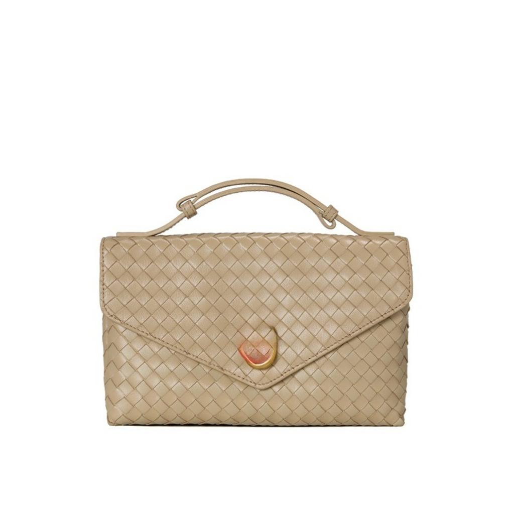 Gewebte Tasche für Damen, die gleiche hochwertige leichte Luxus-Handtasche für Abendveranstaltungen großer Marken, eine Umhängetasche in Umschlagform für Damen