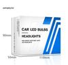 Plug-and-Play Mini LED H7 Car Headlight Bulb - High-Brightness Stepless Design