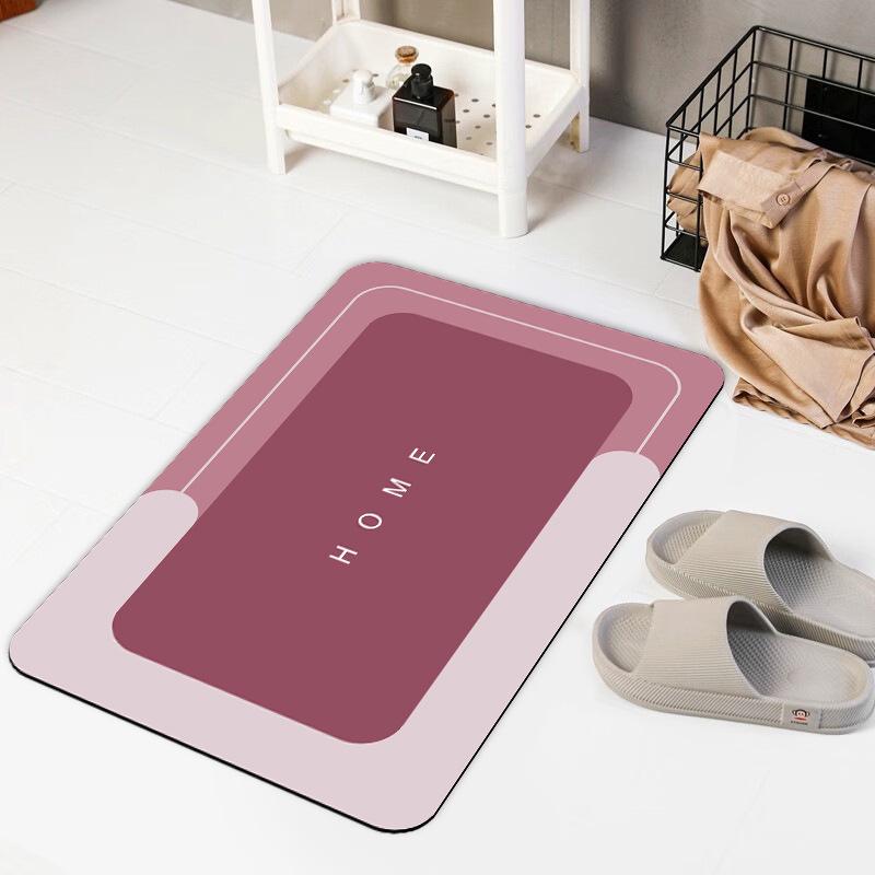 Diatom Mud Quick-Dry Anti-Slip Bathroom Floor Mat
