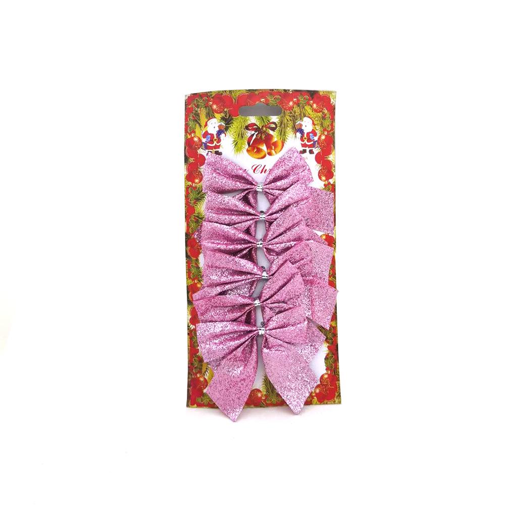 Christmas Bows Ornaments - Pack of 12 Holiday Decorations & Gifts