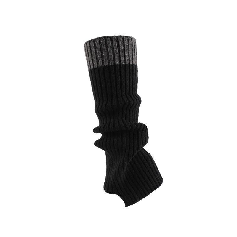 MEIKAN Women's Knee-High Extra Thick Scrunch Socks Y2K Colorblock Leg Warmers
