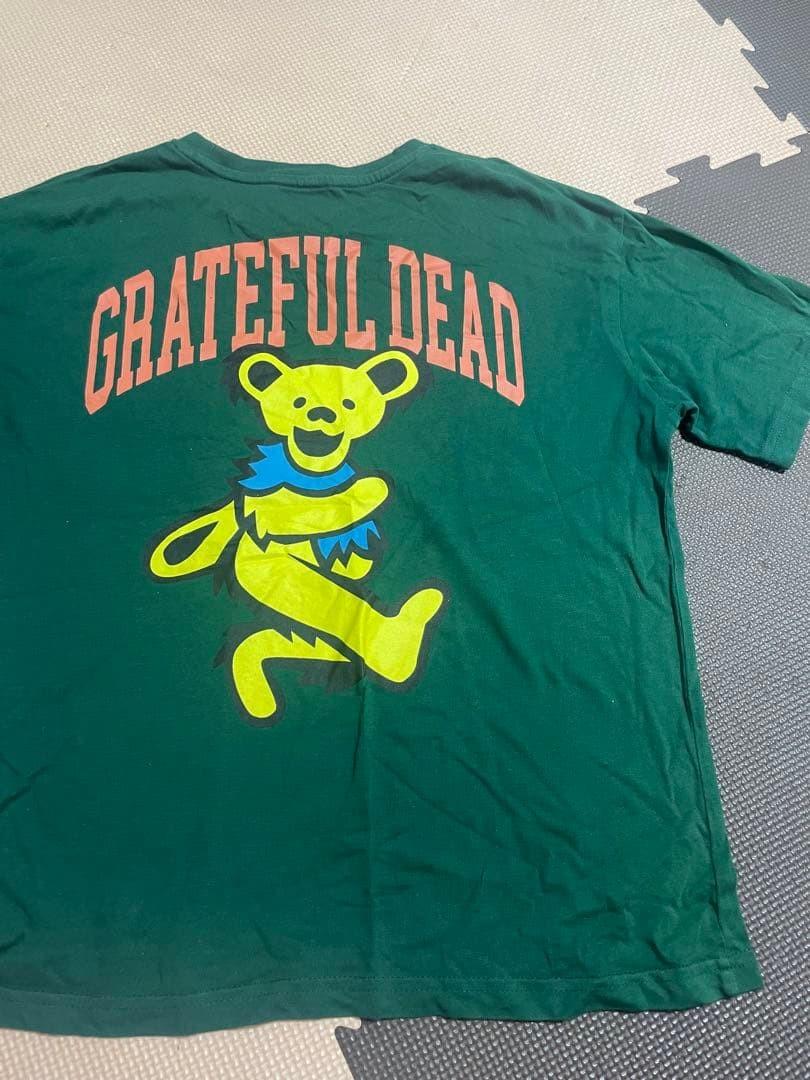 GRATEFUL DEAD T-SHIRT Size 140 Green S