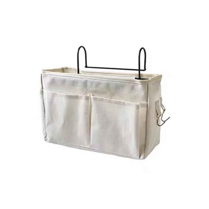1pc Dormitory Bedside Hanging Organizer, Multi-Pocket Storage Bag for College, Saves Space In Small Room, Dorm Essential