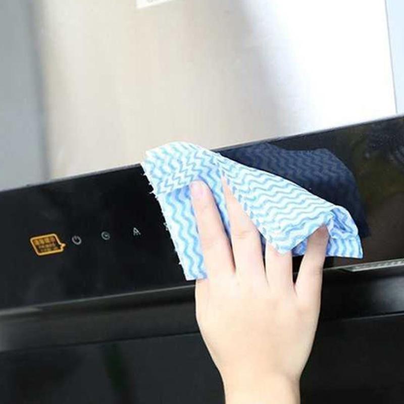 Home Kitchen Lazy Rags Color Nonwoven Cloth Cleaning, Disposable Dish Cloth CN