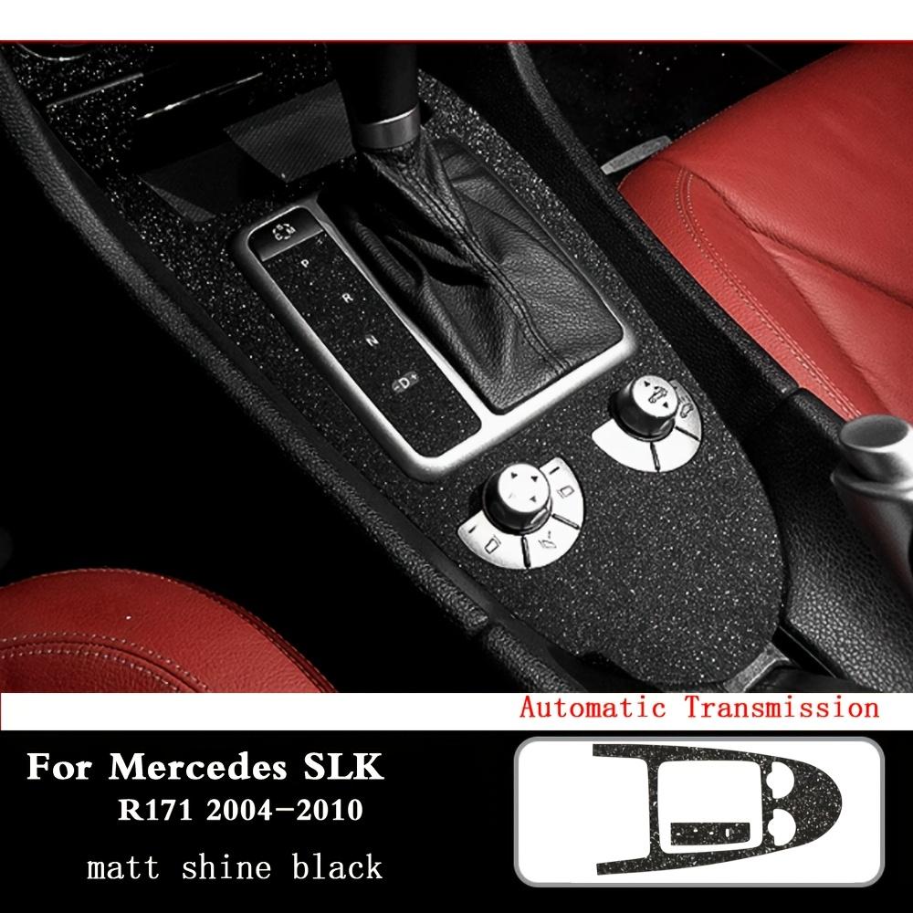 for Mercedes Benz SLK R171 2004-2010 Car Gear Panel Sticker Gear Box Protective Film Car Interior Sticker Car Accessories