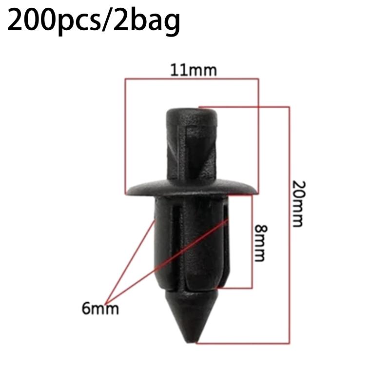 Car Retainer Clips 300pcs for NMAX AEROX Plastic Fasteners Kit Universal Assorted Rivet Push Pin Set