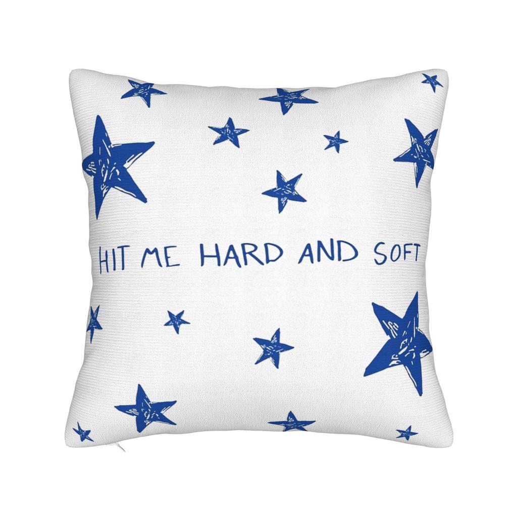Billies Eilishs Pillowcase Double-Sided Printing Fabric Cushion Cover Decoration Throw Pillow Case Cover Home 45X45Cm