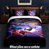Miraculous Ladybug Design Povlečení na postel 1 Povlak na přikrývku + 2 Povlaky na polštář Měkké Prodyšné Domácí Lůžkoviny