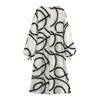 2025 Spring Women's Ethnic Style Loose Long Sleeve Dress - European & American Fashion