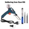 Professional 110V/220V Hand-held Electric Soldering Iron Automatically Send Tin Gun Soldering Station Welding Repair Tool Welder Gun/Soldering Pen