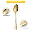 20pcs Cutlery Set Checkered Pattern Mirror Finish Smooth Edge Stainless Steel Fork Spoon Set