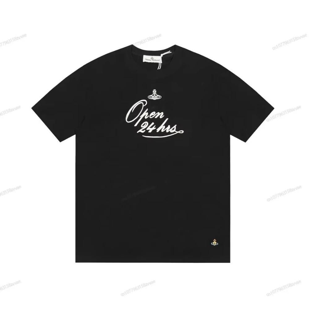 2024 Estate Nuova Stampa Cartoni Animati Larga Coppia Hip-hop Manica Corta Cotone T-shirt Sportiva Moda Manica Corta