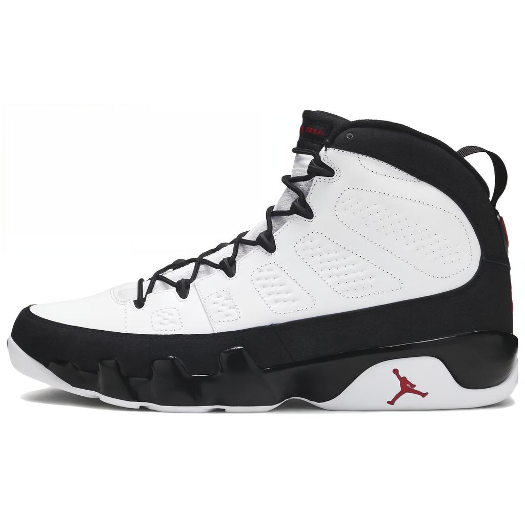 New Jordan 9 Retro White Black Red 2010 302370-102