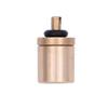 Ultra-Light Pure Copper Gas Refill Valve and Connector for Outdoor Stoves
