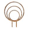 Round Wooden Plants Trellis Indoor Outdoor Potted Flowers Plants Climbing Small Houseplants Vine Ivy Support Concentric Circles Stake