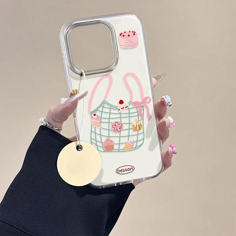 Painted Phone Case for iPhone 12 13 15 16 iPhone 16 12 13 14 15 Pro 14 15 16 Pro Max Coverage Shockproof Anti-Fingerprint Fresh Style Protective Case