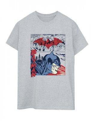 Womens/Ladies Batman Comic Strip Cotton Boyfriend T-Shirt