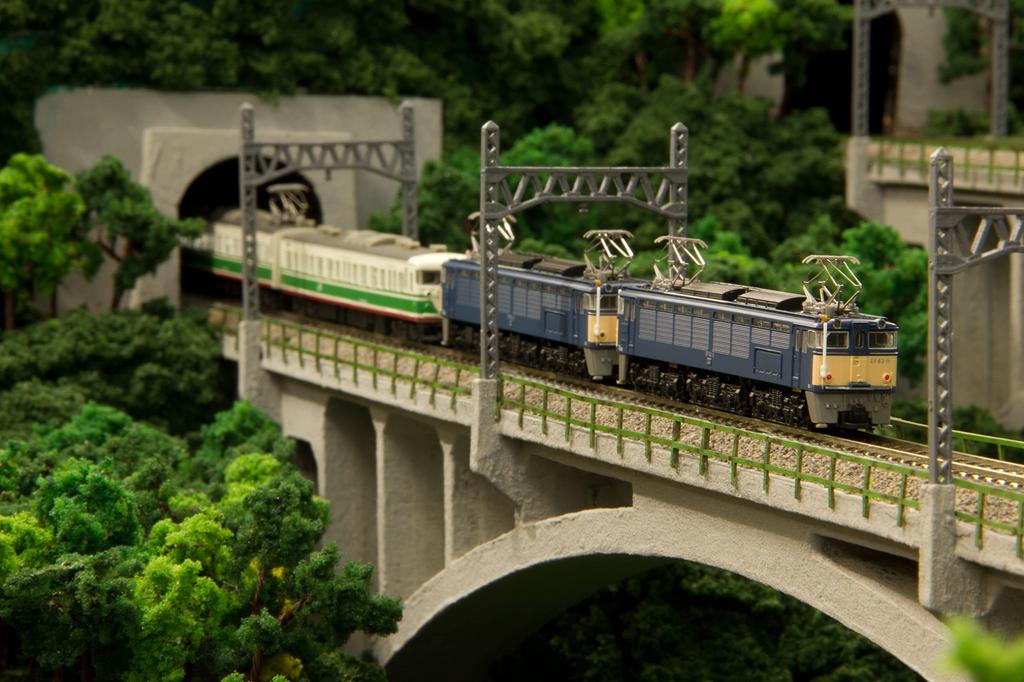 Rokuhan Z Gauge EF63 Type 1st Generation Blue Set Railway Model Electric Locomotive Double-unit T038-1