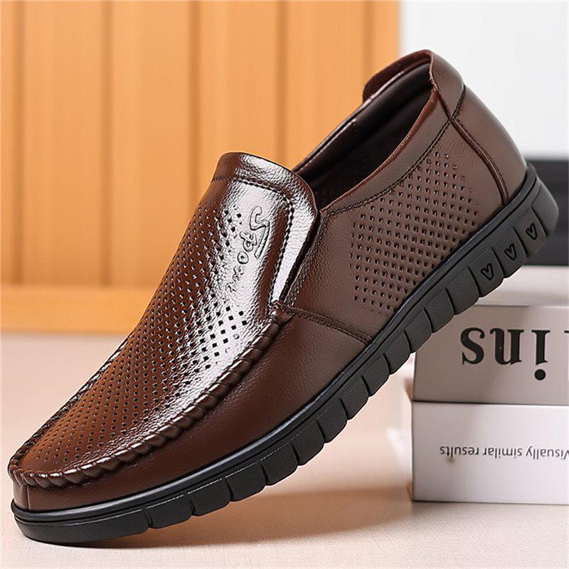 SHEIN TEMU Men s Trendy British Style Soft Sole Business Casual Slip-on Loafers 38