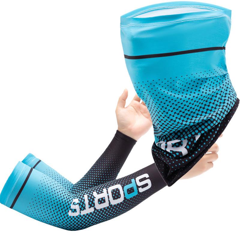Eisseidenärmel Sonnenschutzmanschette UV-Sonnenschutz Armstulpen Anti-Rutsch Männer Frauen Lange Handschuhe Outdoor Cool Sport Radfahren