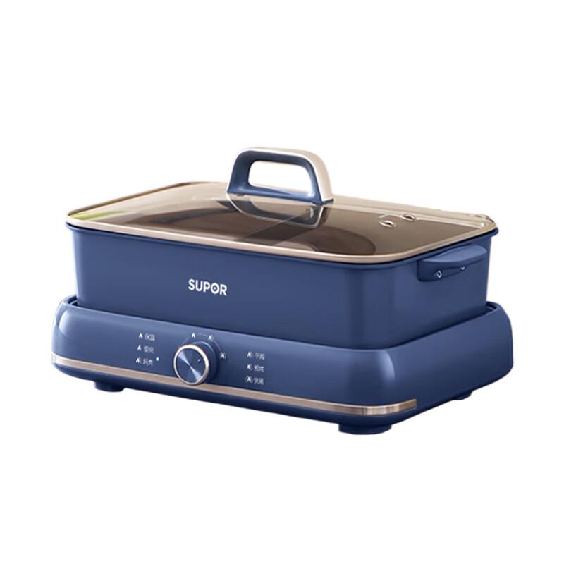 SUPOR 6L Mandarin Duck Electric Hot Pot with 2000W Power CN plug (adapter included)