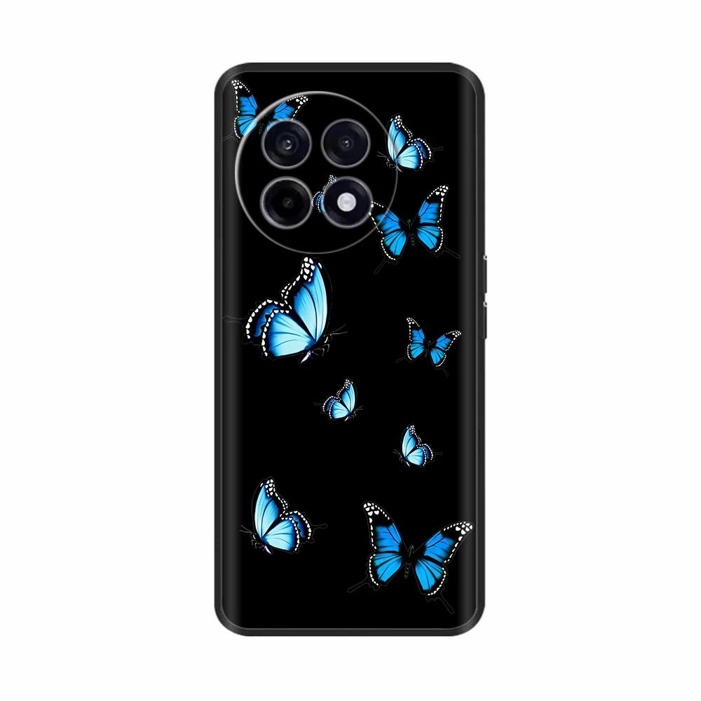Black Case For OnePlus ACE5 Case Soft Silicone Luxury Painted Phone Cases For OnePlus ACE 5 Pro Back Cover For OnePlus 13R Funda