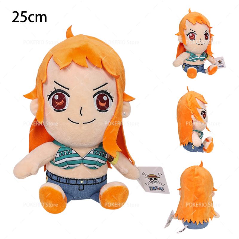 Original One Piece Plüschtier Gear 5 Luffy Sanji Brook Tony Tony Chopper Weiches Kuscheltier Kinder Echtes Anime-Geschenk