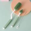 Silicone Rotating Baby Bottle and Nipple Brush Set