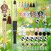 12x DIY Beads Pens Making Kits Smooth Writing Pen Beadable Pens Kits for School