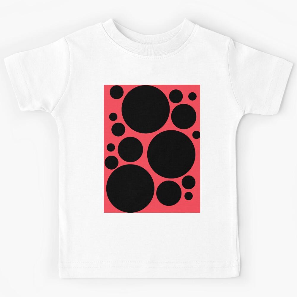 Black Spot Red Kids T-Shirt 110