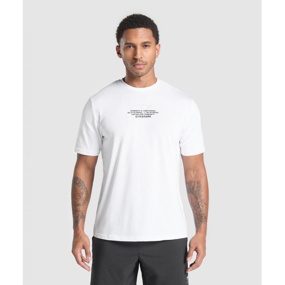

Gymshark FiTness Apparel FuncTional T shirT whiTe A7a3e Wb57 M