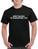 Unisexs Summer Loosefitting Cotton Tshirt Keep Talking Tshirt Im Diagnosing You Funny Writing Xmas Present Top