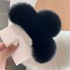 2Pcs Large Size Faux Furs Hair Clip For Long Hair Strong Hold Korean Style Fashion Accessory Multiple Colors Available