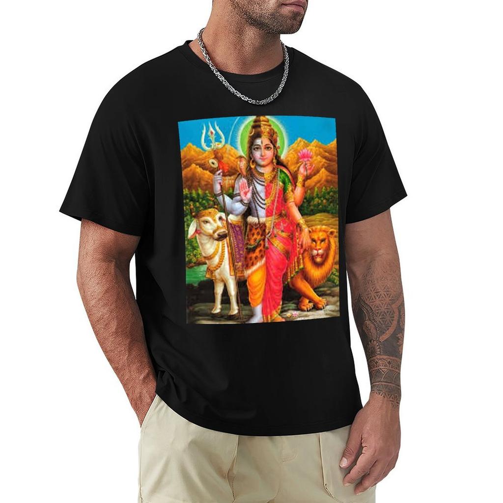 Godes Shiva Durga Tshirt Regular Fit Plain Tee Shirt