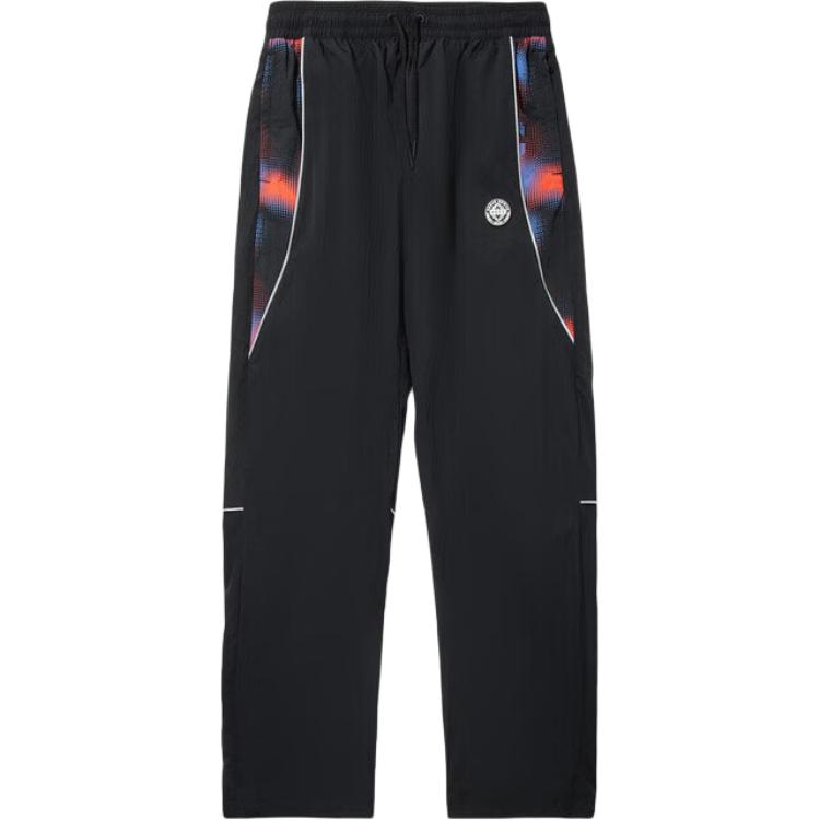Li Ning Sport Einfarbige lockere Freizeithose mit geradem Bein für Herren AYKV515-1
