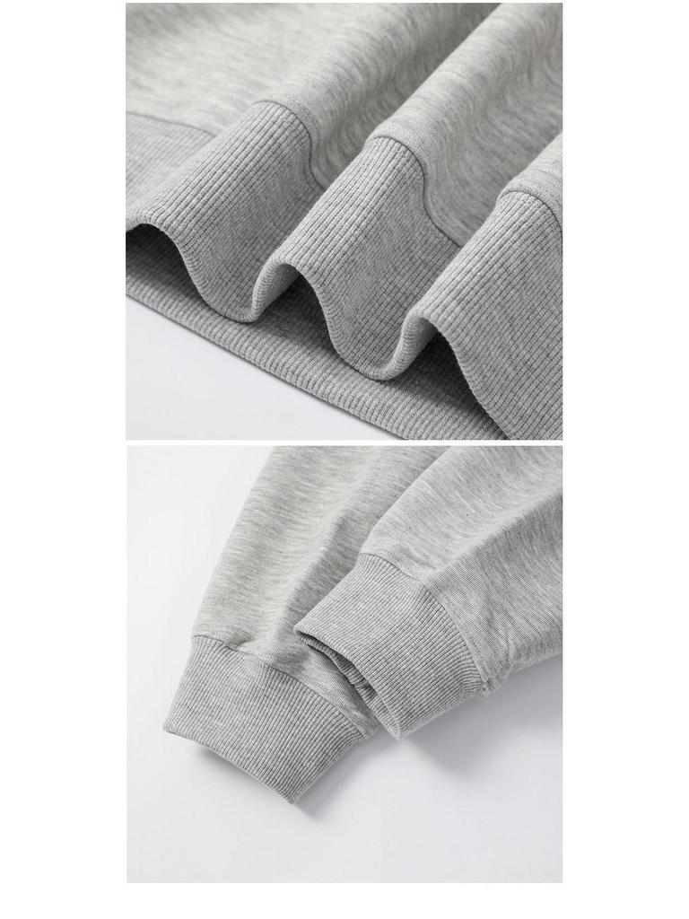 Hanorac Casual Unisex cu Gât Rotund și Imprimeu Fukujin - Tendință Toamnă 2025 YT0088