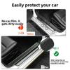 3D Carbon Fiber Car Sticker DIY Paste Protector Strip Car Door Sill Side Mirror Anti Scratch Tape Waterproof Protect Film