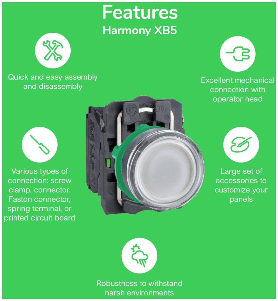 2-position Feather Switch Drive ZB5AD2