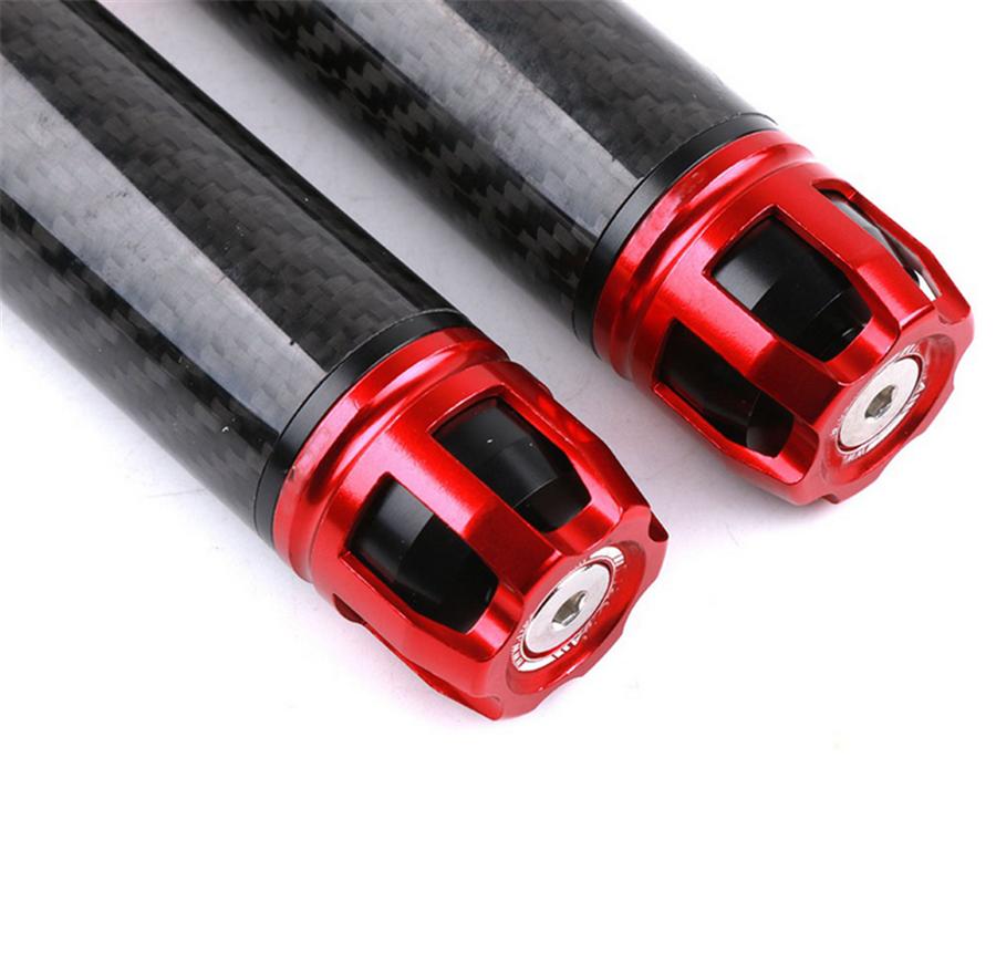 22mm CNC Motorcycle Refit Throttle Aluminum Alloy Carbon Fiber Rotatable Handleb