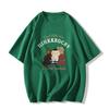 Cotton pudding dog short-sleeved t-shirt women's new casual summer loose design niche half-sleeved top