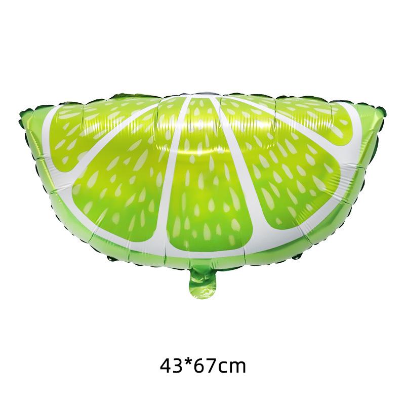 Adorable Fruit Theme Balloons Strawberry Watermelon Orange Pineapple for Nursery Birthday Decorations Outdoor  Style