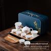 Sheep Fat White Porcelain Kung Fu Tea Set