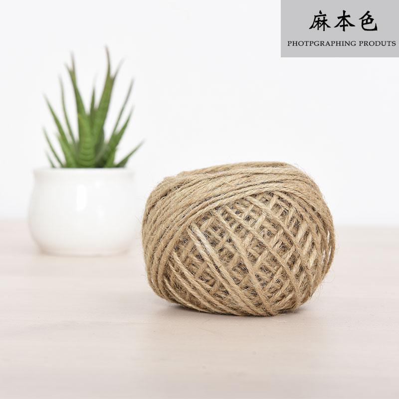 Handmade Hemp Rope, Multi-Colored Decorative Rope, Retro Woven Binding Rope Diy Photo Wall, The Wonder Of Colored Wool Ball Sails