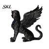 Retro Desk Accessories 3D Printed Egyptian Sphinx Collectible Figurine, Statues, Ancient Gods Statue Niche Mysterious Home Decor Ornaments, Sculpture