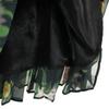 AMERI UNDRESSED Floral Long length Siwon Pleated skirt Black Women Used