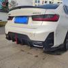 2023 BMW 3 Series G20/G28 Carbon Fiber V Style Rear Lip with Lighted Tail Corner Diffuser