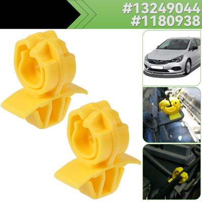 2X „Opel Corsa D E“ variklio dangčio atraminės apkabos Plastikiniai laikikliai Atraminės strypo fiksavimo laikikliai Automobilio tvirtinimo detalės 13249044 1180938