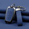 Zinc Alloy Leather Car Key Cover Housing Key Fob For Toyota Prius Camry Corolla C-Hr Chr Rav4 Land Cruiser Prado Key Fob